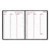 Essential Collection Weekly Appointment Book in Columnar Format, 11 x 8.5, Black Cover, 12-Month (Jan to Dec): 2025 - 3 of 3