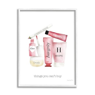 Stupell Industries Inspirational Words Fashion Cosmetics Framed Giclee