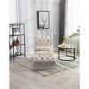 Leisure Concubine Sofa with Solid Acrylic Legs for Living Room or Bedroom - 4 of 4