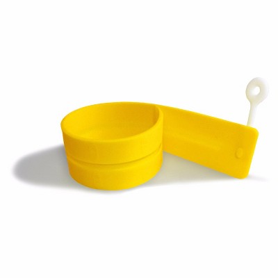 Adjustable Yellow Silicone Egg and Pancake Ring