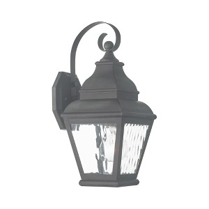 Livex Lighting Exeter 1 - Light Wall Light in  Charcoal - 1 of 2