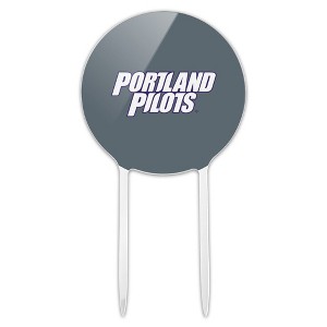Portland Secondary Logo  Acrylic Cake Topper Party Decoration for Wedding Anniversary Birthday Graduation - 1 of 4