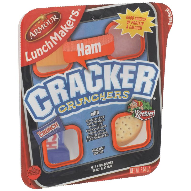 Armour LunchMakers Ham Cracker Crunchers - 2.44oz, 4 of 7
