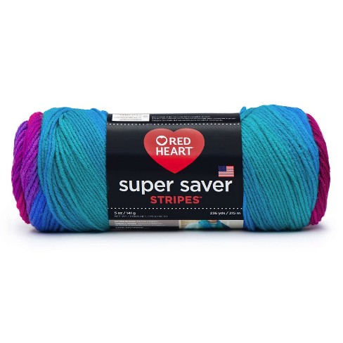 Red Heart Super Saver Yarn-favorite Stripe : Target