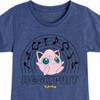 Girls' - Pokémon - Jiggypuff Music Notes Fitted Short Sleeve Graphic T-Shirt - 2 of 4