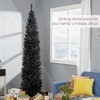 TinyhomieClassic Pencil Christmas Tree with Easy Setup for Cozy Holiday Vibe - 4 of 4