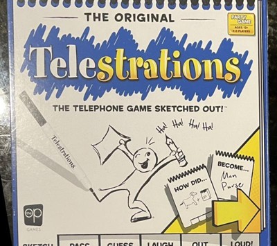  Telestrations Original 8-Player, Family Board Game, A Fun  Game for Kids and Adults, Game Night Just Got Better, The Telephone Game  Sketched Out