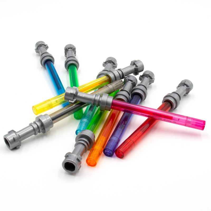 LEGO Star Wars 10pk Gel Pens Multicolored Lightsaber, 3 of 5