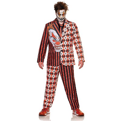 Morris Costumes Mens Torment Clown 3-Piece Suit Costume