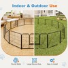Lyngins Heavy-Duty Metal Dog Playpen – 8/16 Panel Dog Crate Kennel with Secure Lock, Portable for Indoor/Outdoor Use | Dog House for Small/Large Dogs - 4 of 4