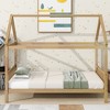 NicBex Twin Size Wooden Platform Bed, House Shaped Bed Frame with Headboard and Footboard for Boy and Girl, Easy Assembly - 2 of 4