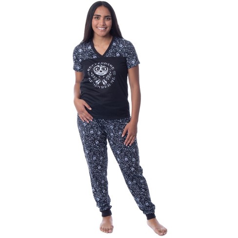 Disney Womens' Coco Remember Me Sleep Pajama Jogger Set Loungewear (S)  Black : : Clothing, Shoes & Accessories