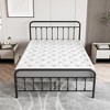 KIGFTSOD Metal Platform Bed Frame, Victorian Style Headboard - 4 of 4