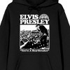 Sun Records Elvis Presley You're A Heartbreaker Adult Black Hoodie - 2 of 3