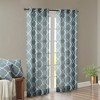Fretwork Print Grommet Top Window Curtain Panel(Only 1 Pc Panel) - 4 of 4