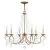 Livex Lighting Pennington 6 - Light Chandelier in  Antique Gold Leaf - 4 of 4