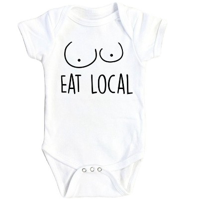 Eat Local - Baby Boy Girl Clothes Infant Onesie® Funny Cute Newborn GS1