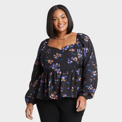 Multicolored : Plus Size Tops for Women :