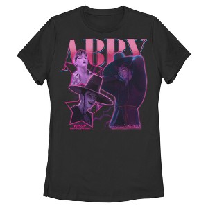 Womens KPop Demon Hunters Abby Saja Collage T Shirt - 1 of 4