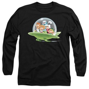 Men’s The Jetsons Family Cruising Long Sleeve T-Shirt - 1 of 4