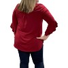 Women's Ruffle Sleeve Gabby Tunic Top - honeyme - 2 of 2