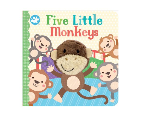 Five Little Monkeys Finger Puppet Book - by  Sarah Ward (Board_book)