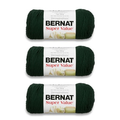 Bernat Super Value Yarn - Kelly Green