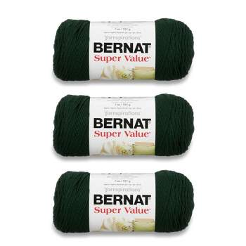  3x60g Spring Green Yarn for Crocheting and Knitting;3x66m  (72yds) Cotton Yarn for Beginners with Easy-to-See Stitches;Worsted-Weight  Medium #4;Cotton-Nylon Blend Yarn for Beginners Crochet Kit Making