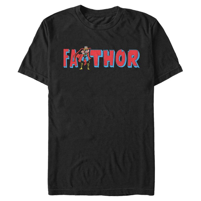 Men's Marvel Father's Day Fa-thor T-Shirt, 1 of 6