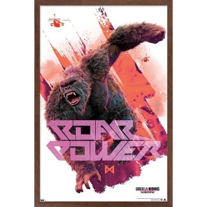 Trends International Godzilla x Kong: The New Empire - Roar Power Framed Wall Poster Prints - 1 of 4
