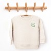 The Juniper Shop Embroidered Smiley Face Outline Toddler Sweatshirt - 2 of 3