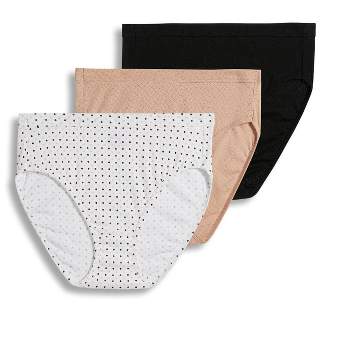 Jockey Women's Underwear Elance Breathe French Cut - 3 Pack, Clear
