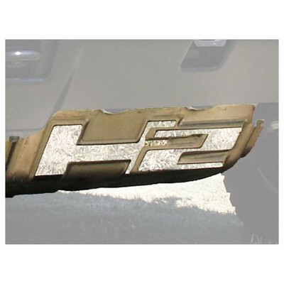 QAA is Compatible with 2003-2009 Hummer H2 2 Piece Stainless Brush Plate Accent HV43011