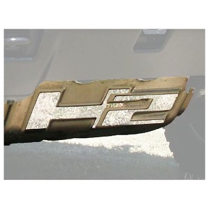 QAA is Compatible with 2003-2009 Hummer H2 2 Piece Stainless Brush Plate Accent HV43011 - 1 of 2