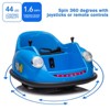 12V 2-Speeds Electric Ride On Bumper Car for Kids Toddlers, 360 Degree Spin Sticker Baby Bumping Toy Gifts W/Remote Control, LED Lights, for 3-8 - 4 of 4