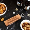Pavilion Gift Company - Top Shelf Grandpa - 2" x 7" Wooden Bottle Opener - Bottle Openers - 2 of 4