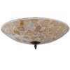 Chloe Lighting Kai Mosaic 2 Light Semi-Flush Ceiling Fixture 16" Shade - 3 of 3