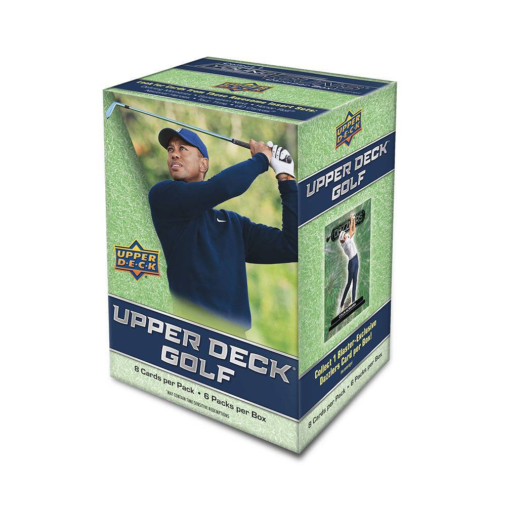 Upper Deck Young Guns Collect 1 Golf Trading Card Blaster Box