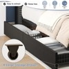 Upholstered Platform Bed Frame with Charging Station, Drawers & LED Headboard - 4 of 4