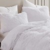 3 Piece Plush Shaggy Comforter Set Ultra Soft Luxurious Faux Fur Decorative Fluffy Crystal Velvet Bedding by Sweet Home Collection® - 2 of 3