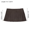 Unique Bargains Soft Faux Leather Double Side Fringe Trim for DIY Sewings - 2 of 4