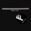 Unique Bargains Home DIY Miniature Garden Ornament Decorative Picket Fence White 2 Pcs - 2 of 4