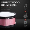 Best Choice Products Kids Beginner 3-Piece Drum, Musical Instrument Set w/ Sticks, Cushioned Stool, Drum Pedal - 4 of 4