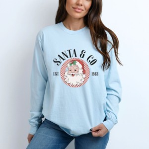 Simply Sage Market Santa and Co Garment Dyed Long Sleeve - 1 of 4