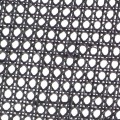 black/beige fab/black rattan