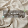 Peace Nest Linen Cotton Blend Duvet Cover Set, Durable, Breathable & Moisture-Wicking, 3 Piece Bedding Set with Pillow Shams - 3 of 4