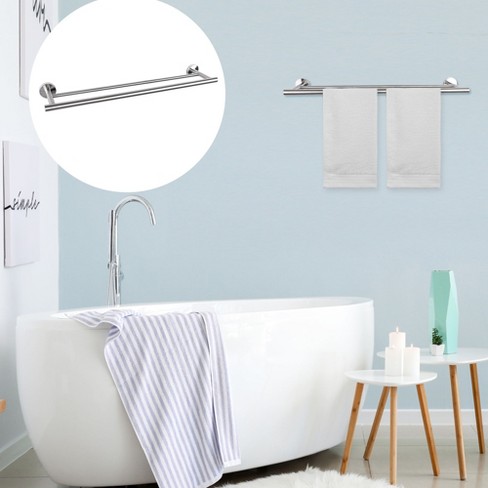 classic metal bathroom shower caddy, over