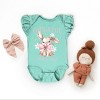 The Juniper Shop Coquette Cottontail Bunny Club Flutter Sleeve Bodysuit - 3 of 4