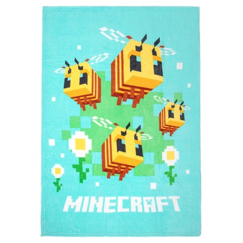 Digital Print Minecraft Creepers Throw Blanket : Target