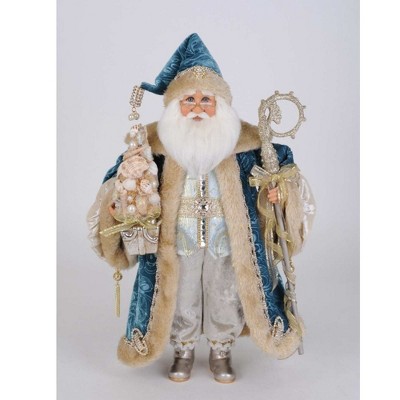 Christmas Ocean Blue Santa - One Figurine 18.5 Inches - Christmas Blue  Seashells - Cc1856 - Plastic - Blue : Target